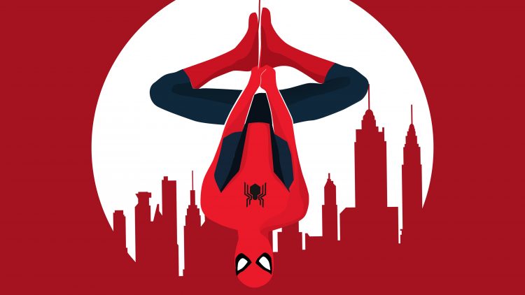 spider-man upside down