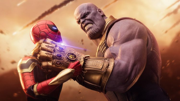 spider-man vs thanos