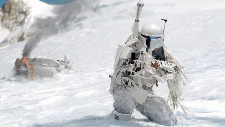 Snow Mandalorian