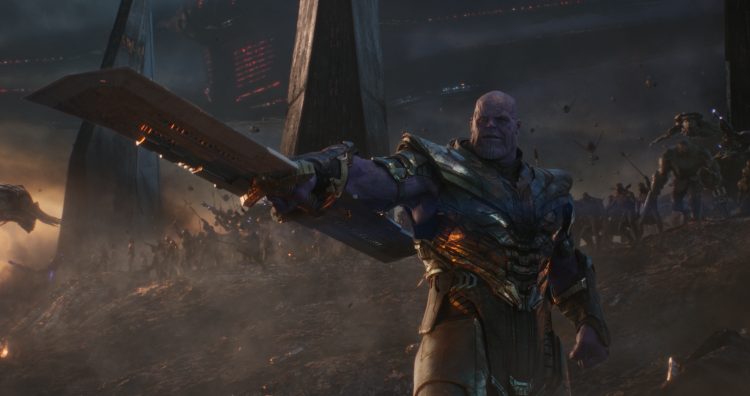 Thanos has a helicoptor blade