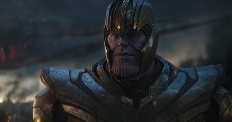 Thanos looking determined