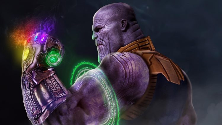 Thanos with the Gauntlet