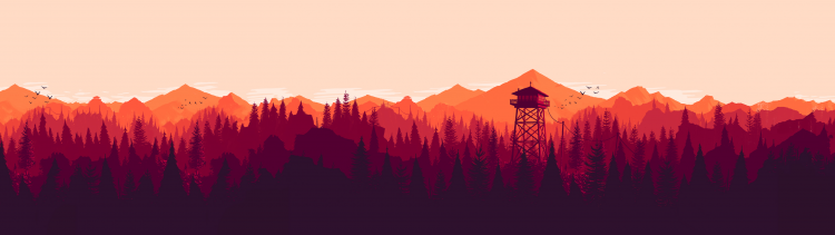 firewatch ultra double monitor wallpaper