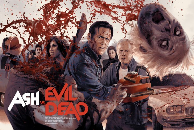 Ash vs Evil Dead poster wallppaer