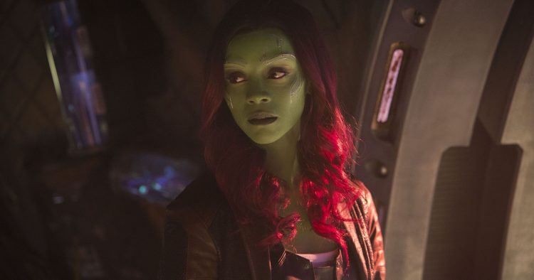 Gamora in a space