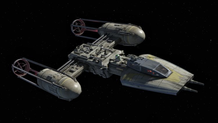 Y-Wing In space