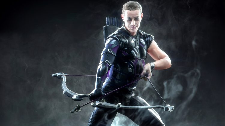 hawkeye with smokey eyes