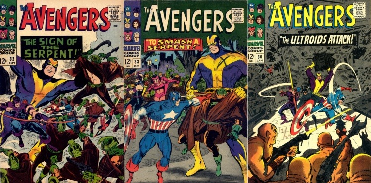 old Avengers Covers