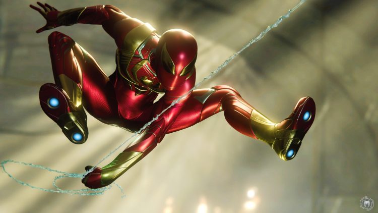 iron spider in flight