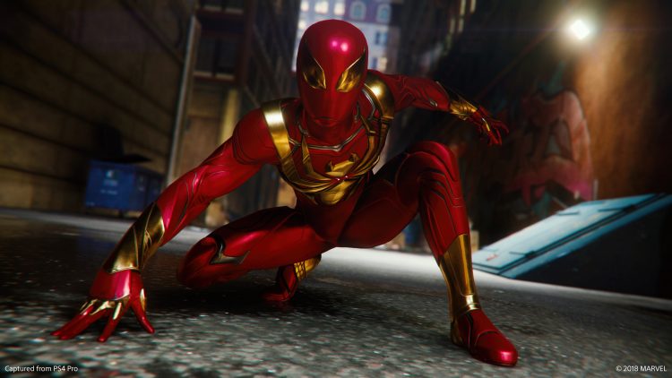 iron spider in the alley