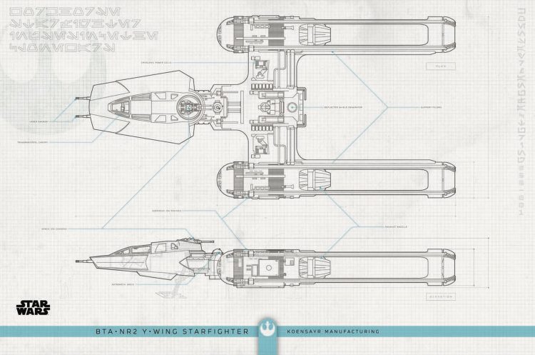 Y-Wing Blueprints
