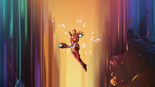 Iron man has lasers