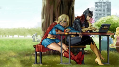 bored superheroes