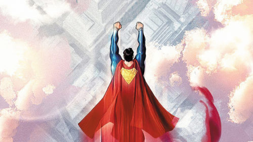 Superman is the red blur