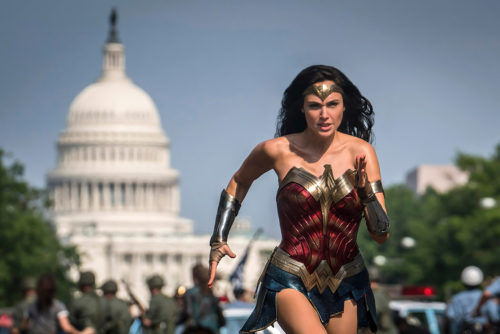 Wonder Woman Sprints In The Capitol