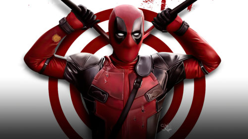 deadpool is weapons red