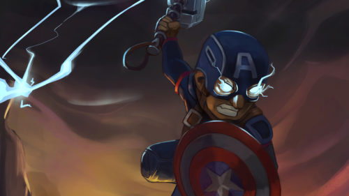 chibi captain america