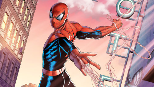 spider-man at the hotel