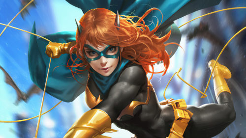 Batgirl with rope