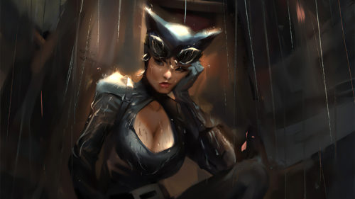 catwoman has a sad