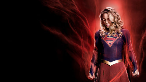 Supergirl in red steam