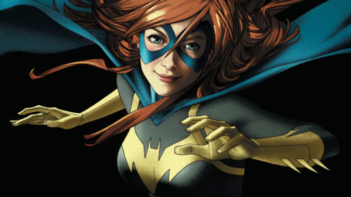 batgirl is grinning