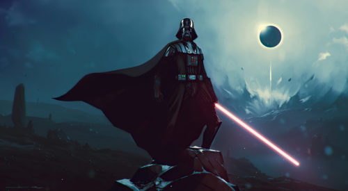 Vader on a Rock