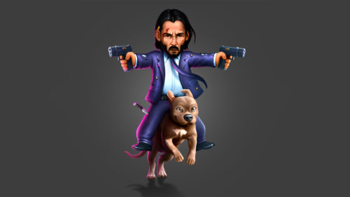 John Wick Dog Rider
