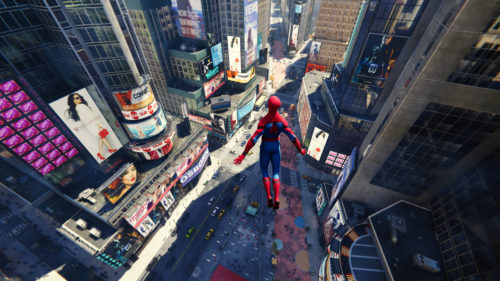 spider-man in times square