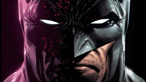 batman blood face