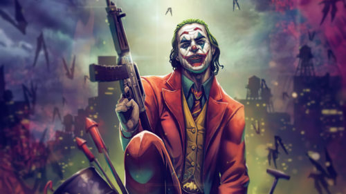 The Joker has Fireworks
