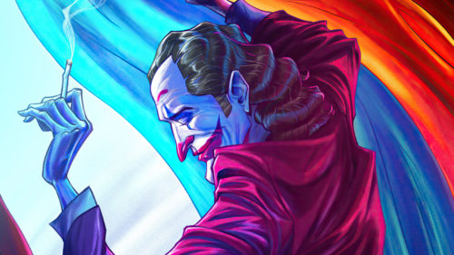 the joker with cig