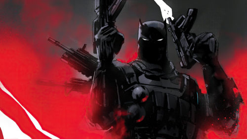Batman has gun