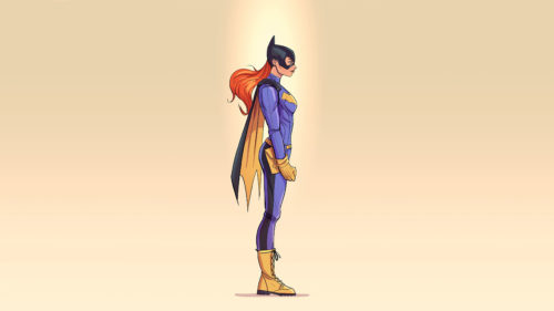 Batgirl has fist