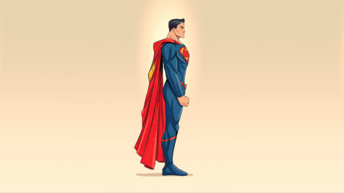Superman is there