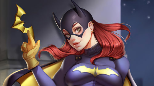 batgirl with a weapon