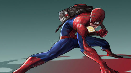 spider-man has poptart