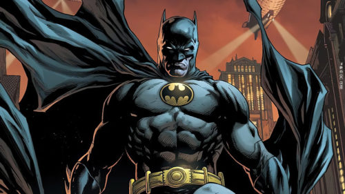 Batman with Yellow Logo