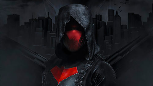 red hood is scratched