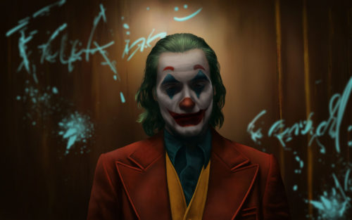 joker in a mirror