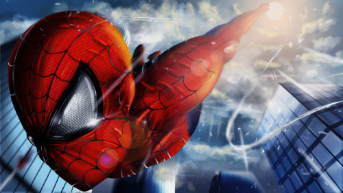 spider-fall