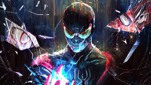 Shattered Spider-man