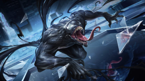 venom on a wall