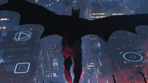 A batman leap