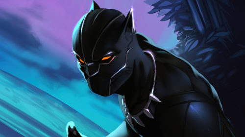 Panther in light