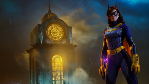 Batgirl in the rain
