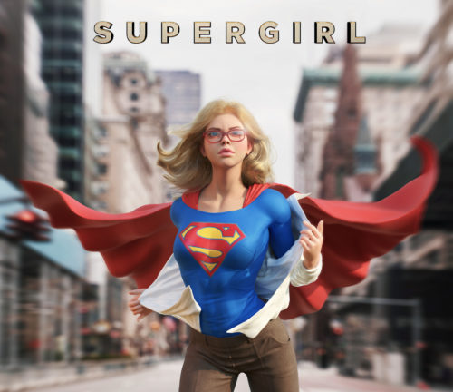 Supergirl in the Streets
