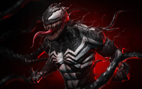 Venom in red light