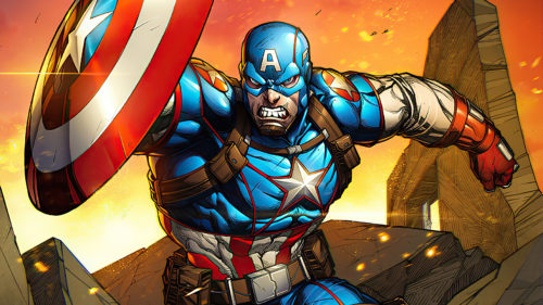 Captain America is Angry