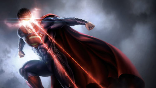 Superman has heat vision